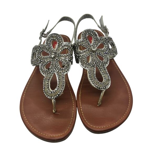 UnionBay Women's sparkly thong sandals SIZE 8 - Picture 1 of 3